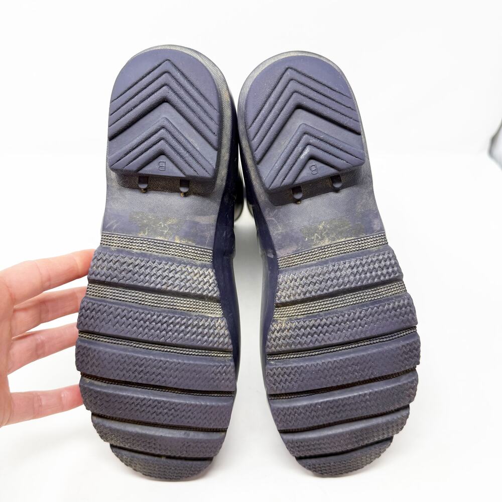 Hunter Matte Navy Original Short Rain Boots Women's Sz 6 VGUC Pull On Waterproof - Picture 6 of 10